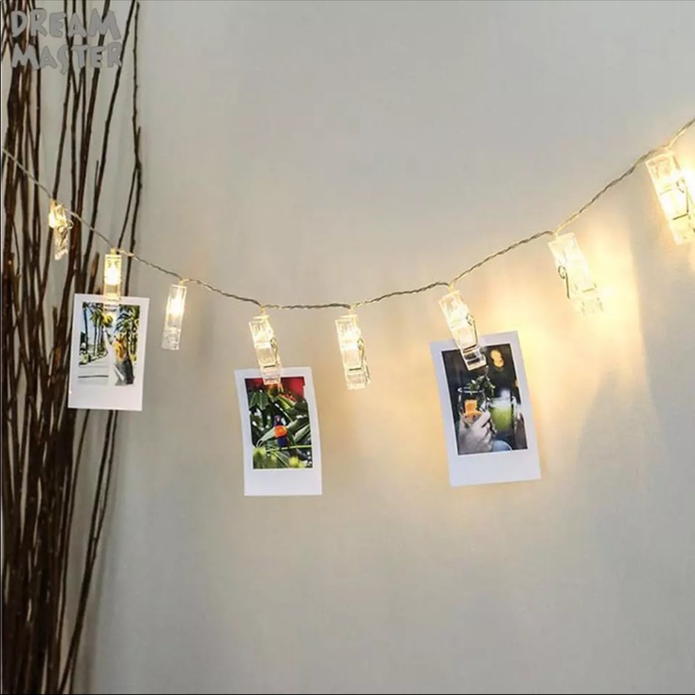 Clip string lights Christmas card/pictures - Picture 5 of 9